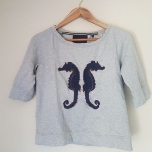 Sperry Seahorses Cotton Sweater Shirt